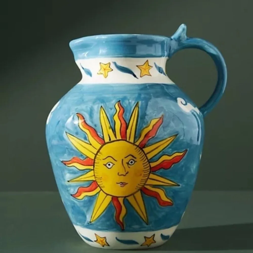 Anthropologie Claudia Rankin Celestial Pitcher